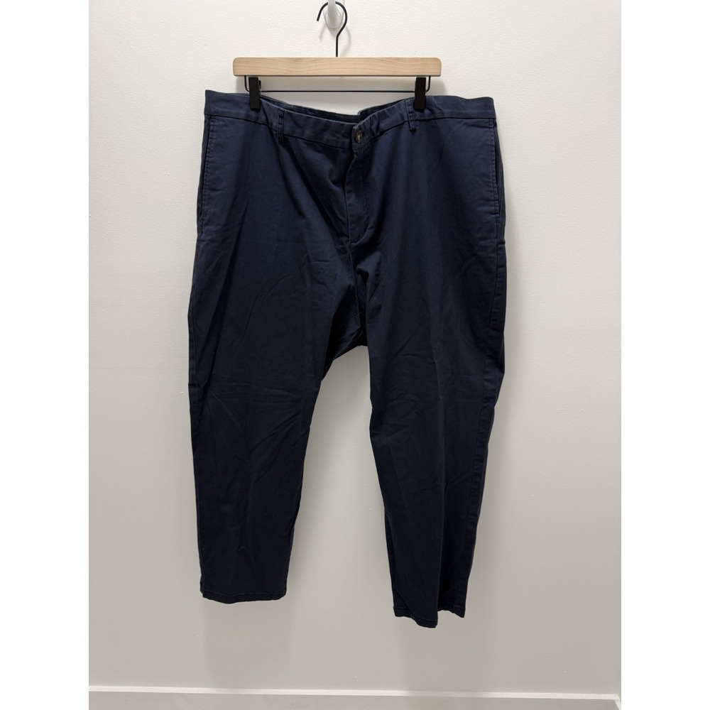 Old Navy Athletic Built-In Flex Chino Pants Men's 46x30 Navy Tapered Stretch NWT